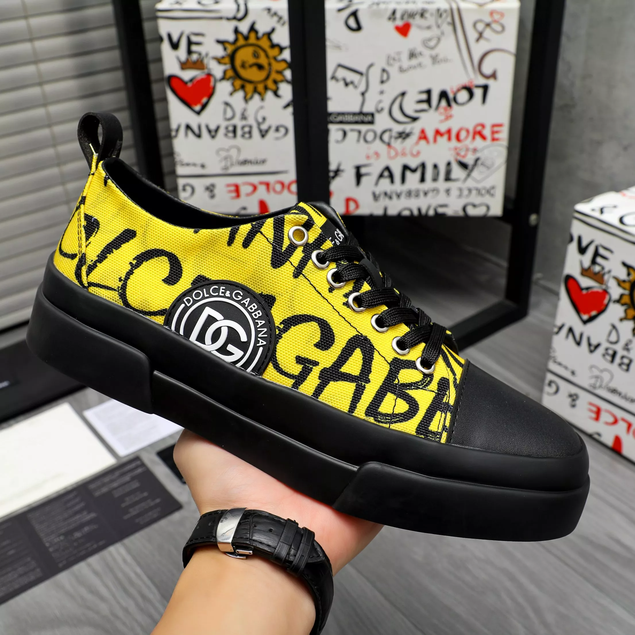 Timeless 3666 Dolce & Gabbana D&G Casual Shoes For Men