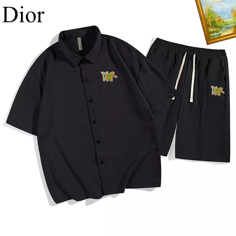 Timeless 3720 Christian Dior Tracksuits Short Sleeved For Men