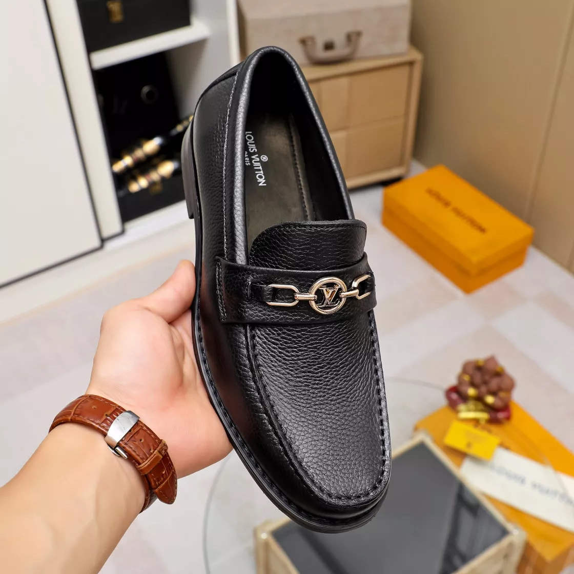 Timeless 3735 Louis Vuitton LV Oxfords Shoes For Men