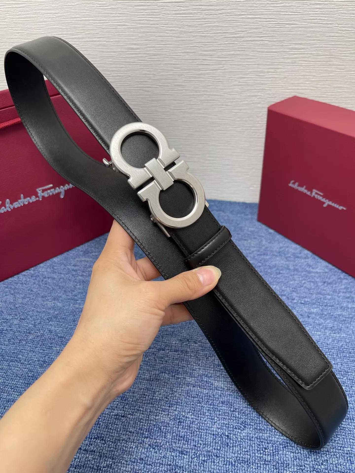 Timeless 3917 Salvatore Ferragamo AAA Quality Belts In 3.5cm For Men