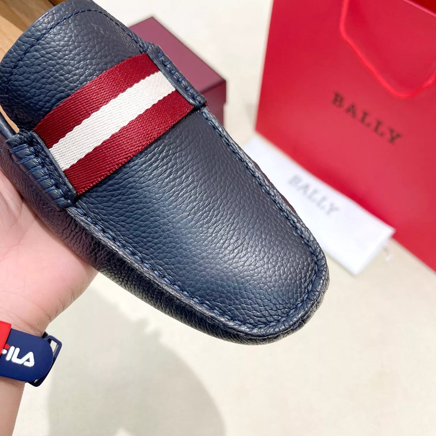 Timeless 3966 Bally Leather Shoes For Men