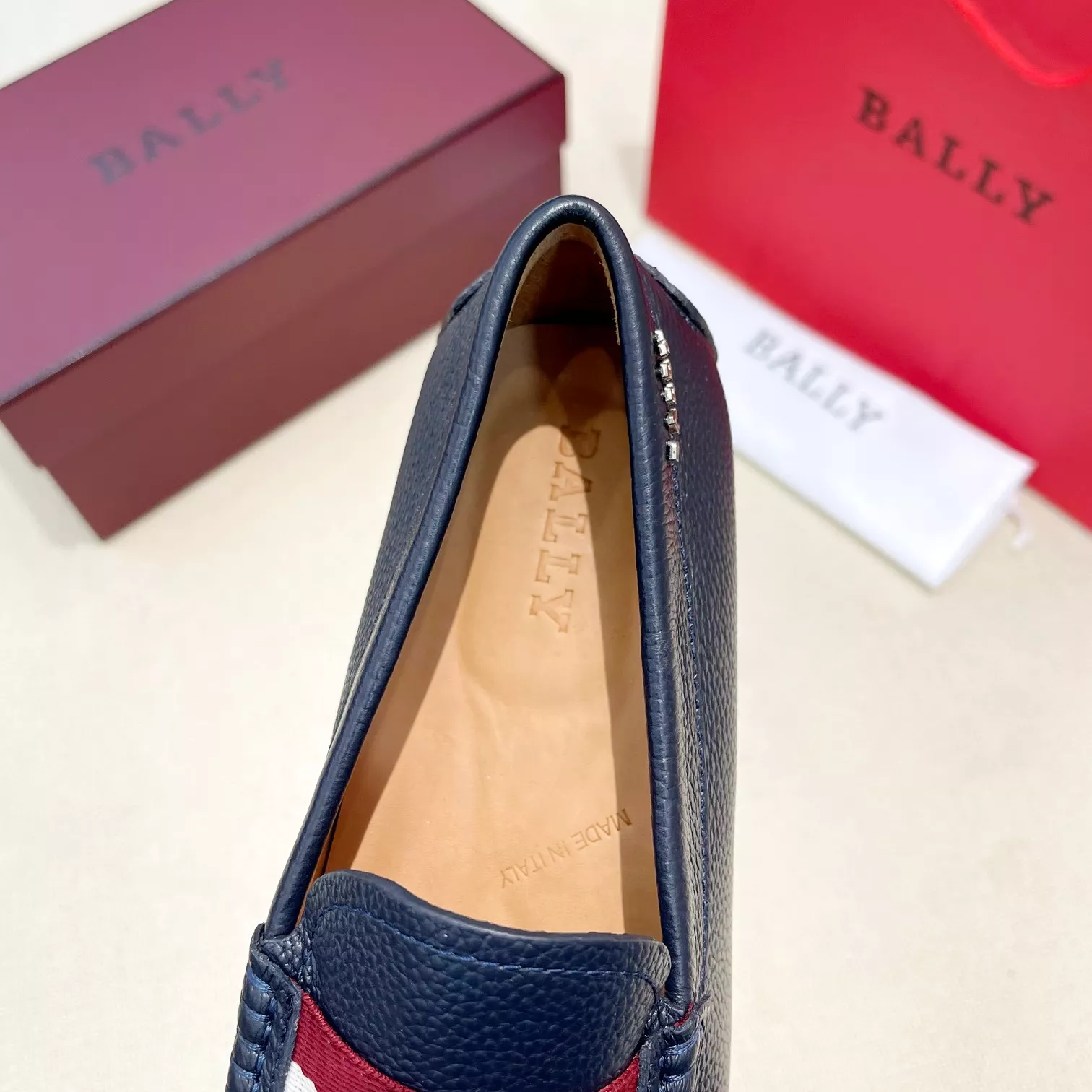 Timeless 3966 Bally Leather Shoes For Men
