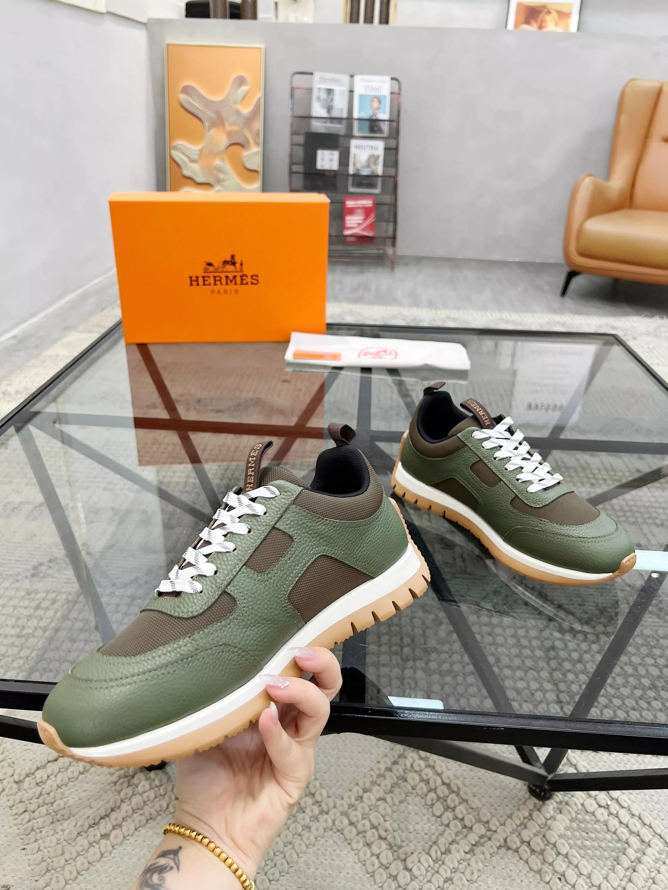 Timeless 4487 Hermes Casual Shoes For Men