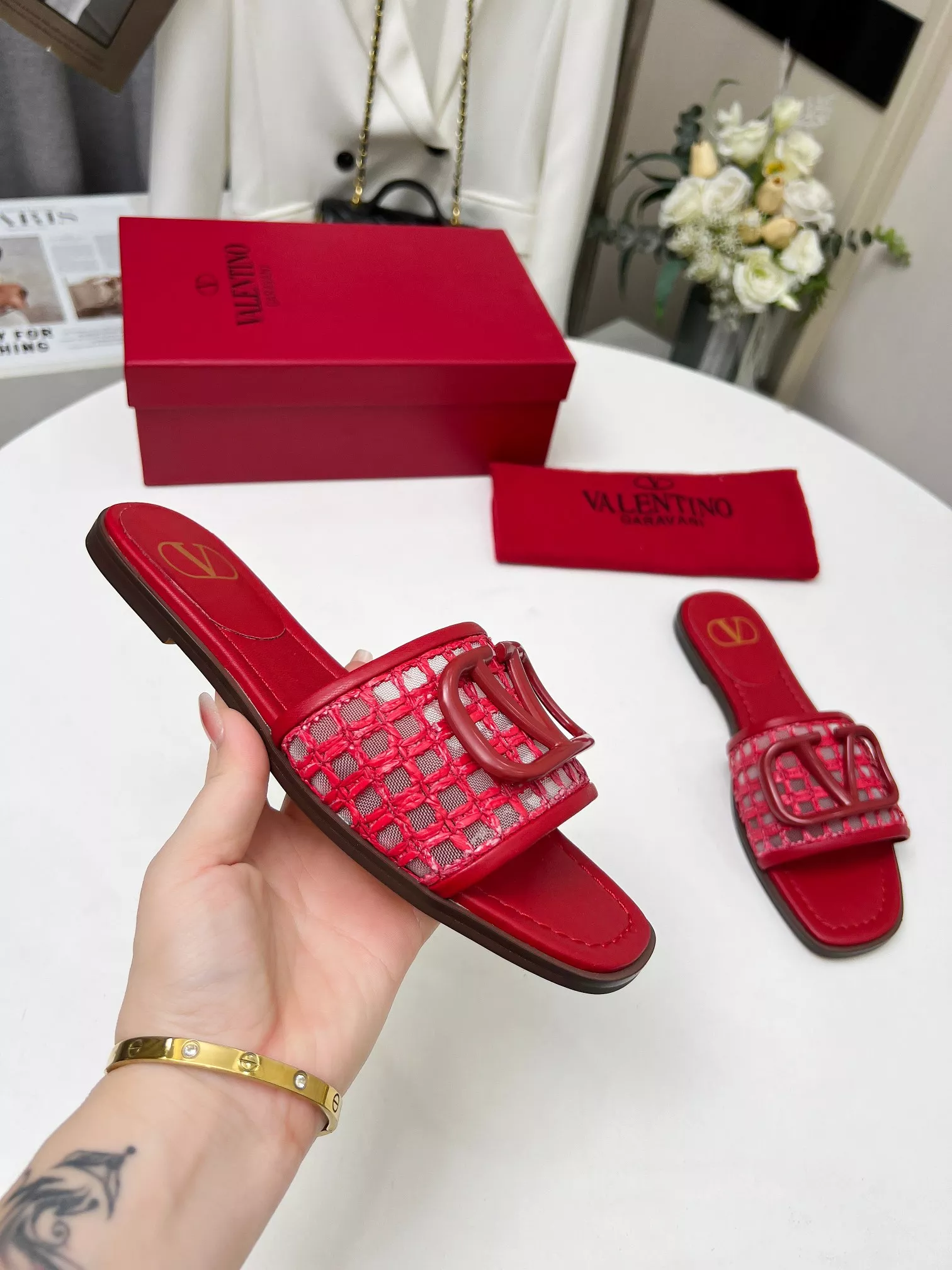 Timeless 4655 Valentino Slippers For Women