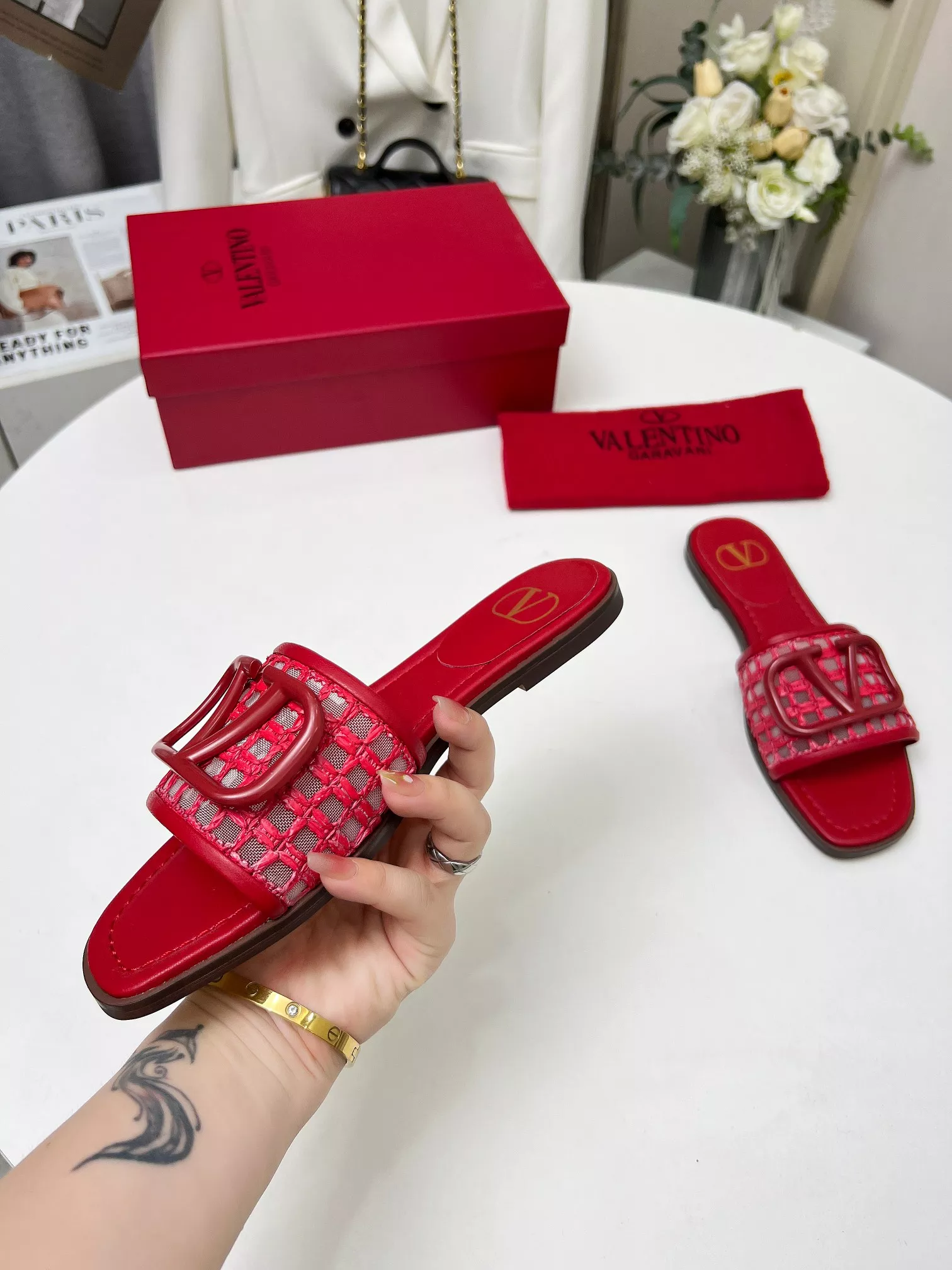 Timeless 4655 Valentino Slippers For Women