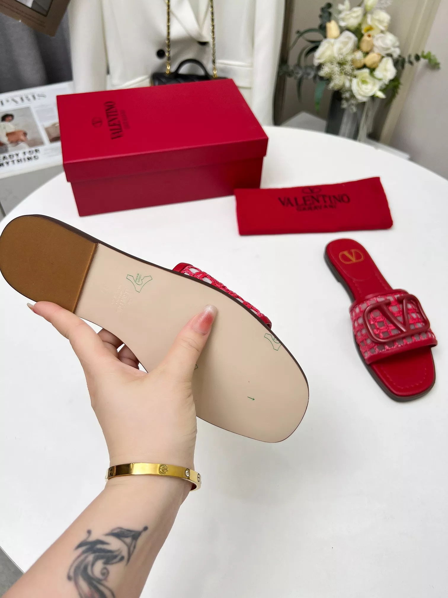 Timeless 4655 Valentino Slippers For Women
