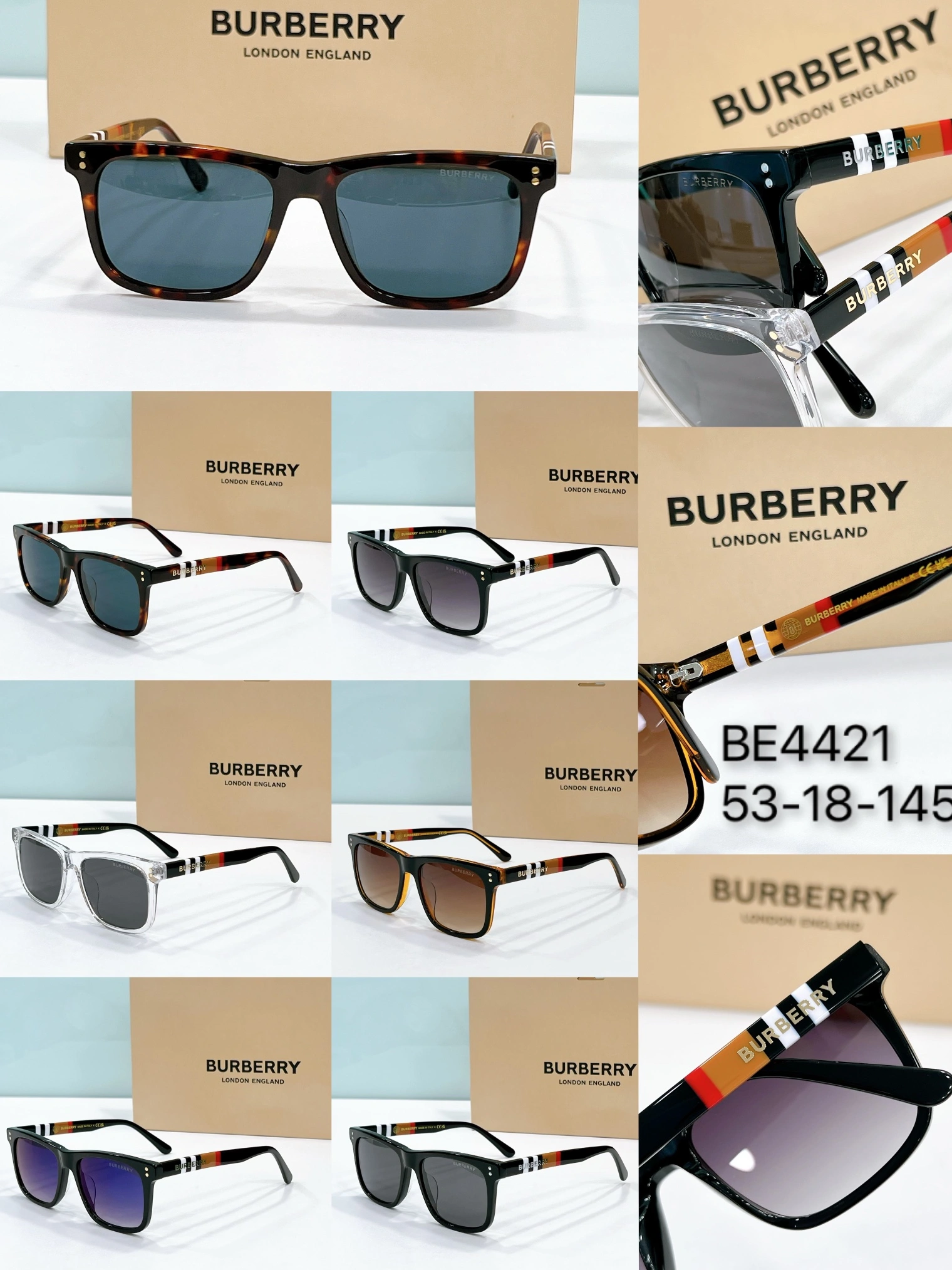 Timeless 4949 Burberry AAA Quality Sunglasses