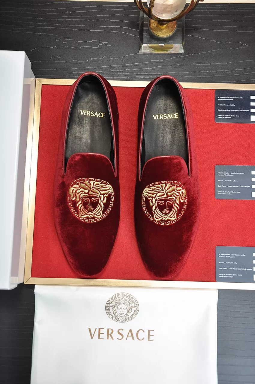 Timeless 5349 Versace Leather Shoes For Men