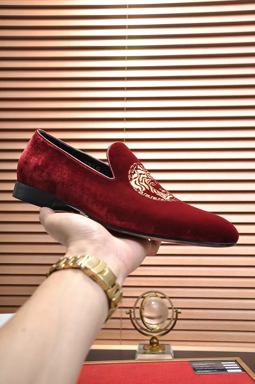 Timeless 5349 Versace Leather Shoes For Men