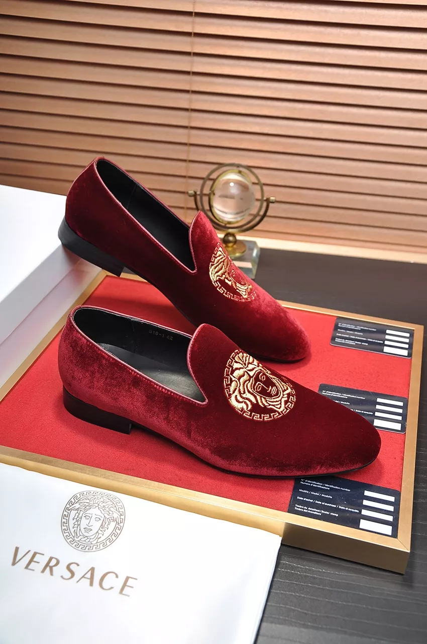 Timeless 5349 Versace Leather Shoes For Men
