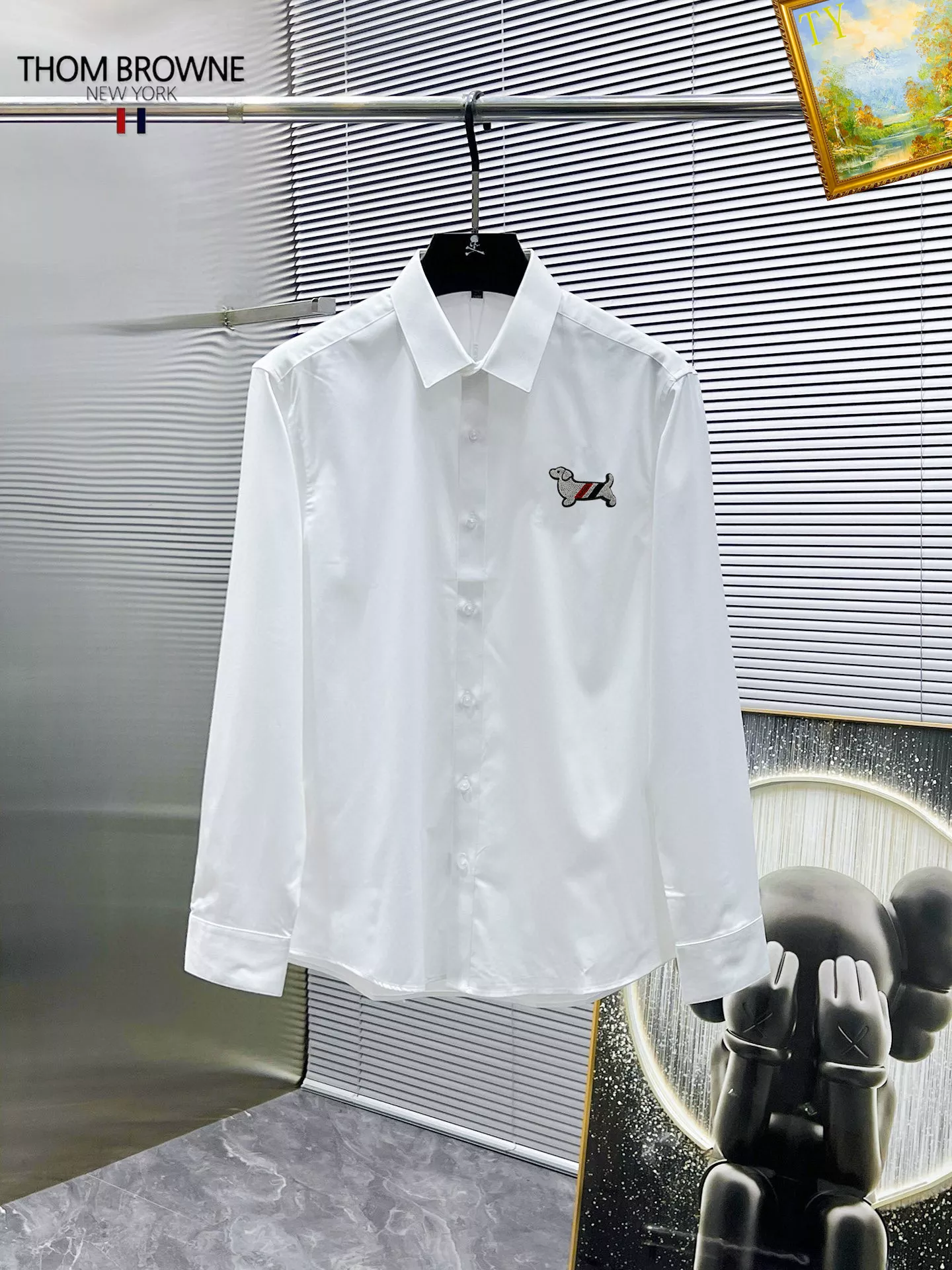 Timeless 6496 Thom Browne TB Shirts Long Sleeved For Men