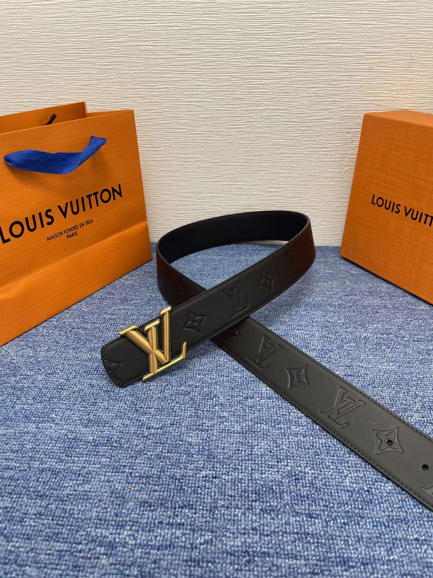 Timeless 6550 Louis Vuitton AAA Quality Belts In 4.0cm For Men