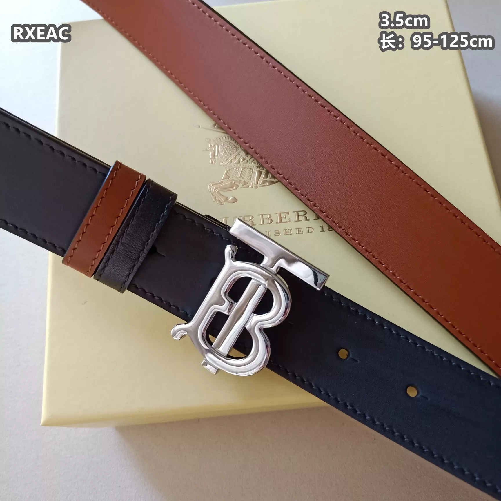 Timeless 6836 Burberry AAA Quality Belts For Men