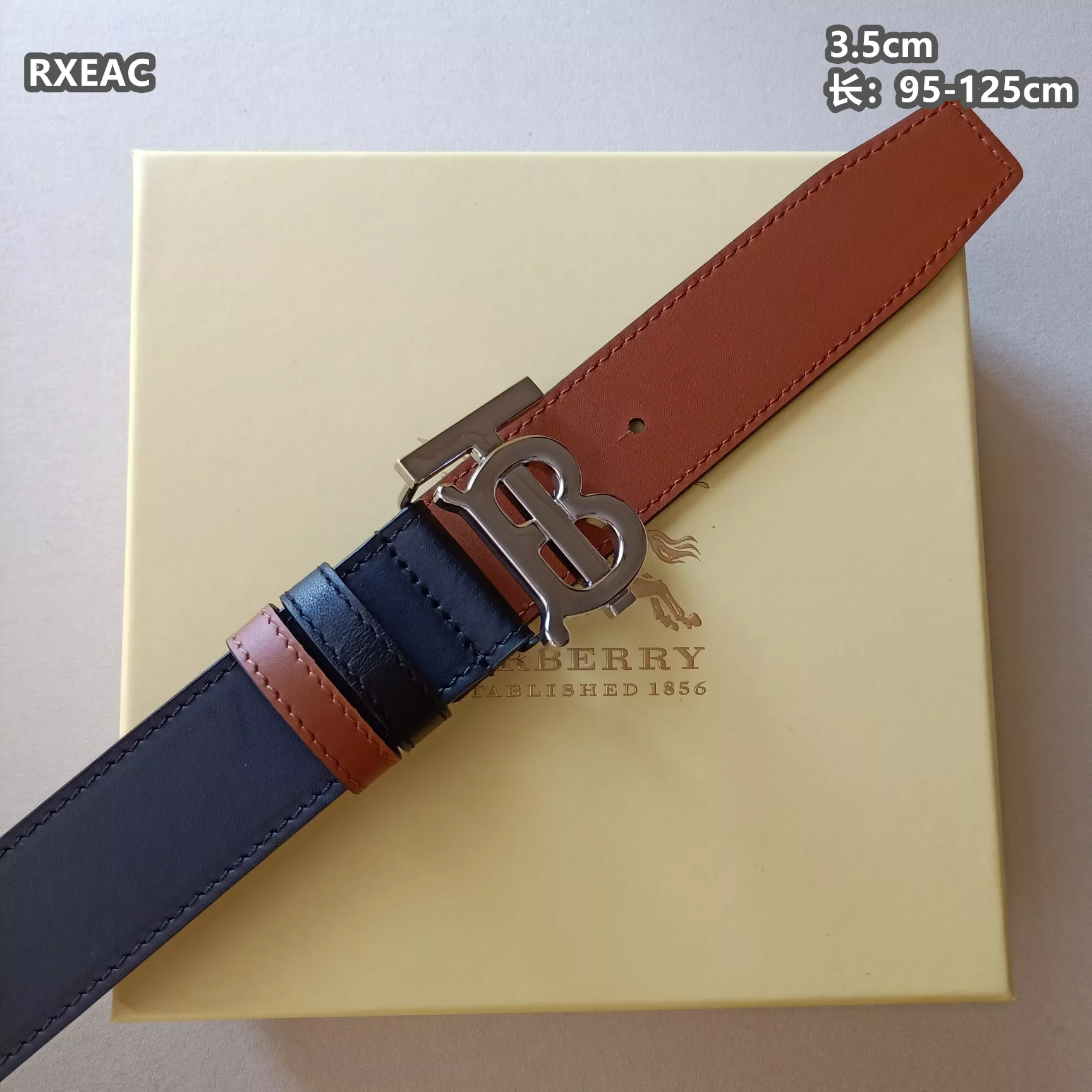 Timeless 6836 Burberry AAA Quality Belts For Men