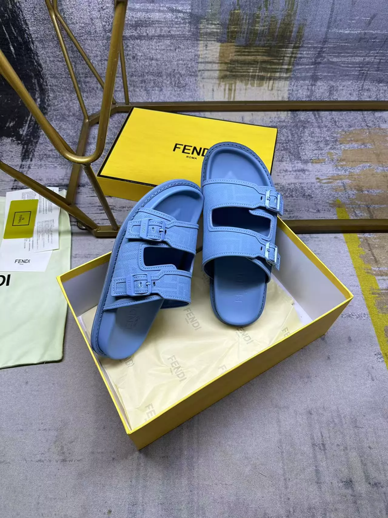 Timeless 7696 Fendi Slippers For Women