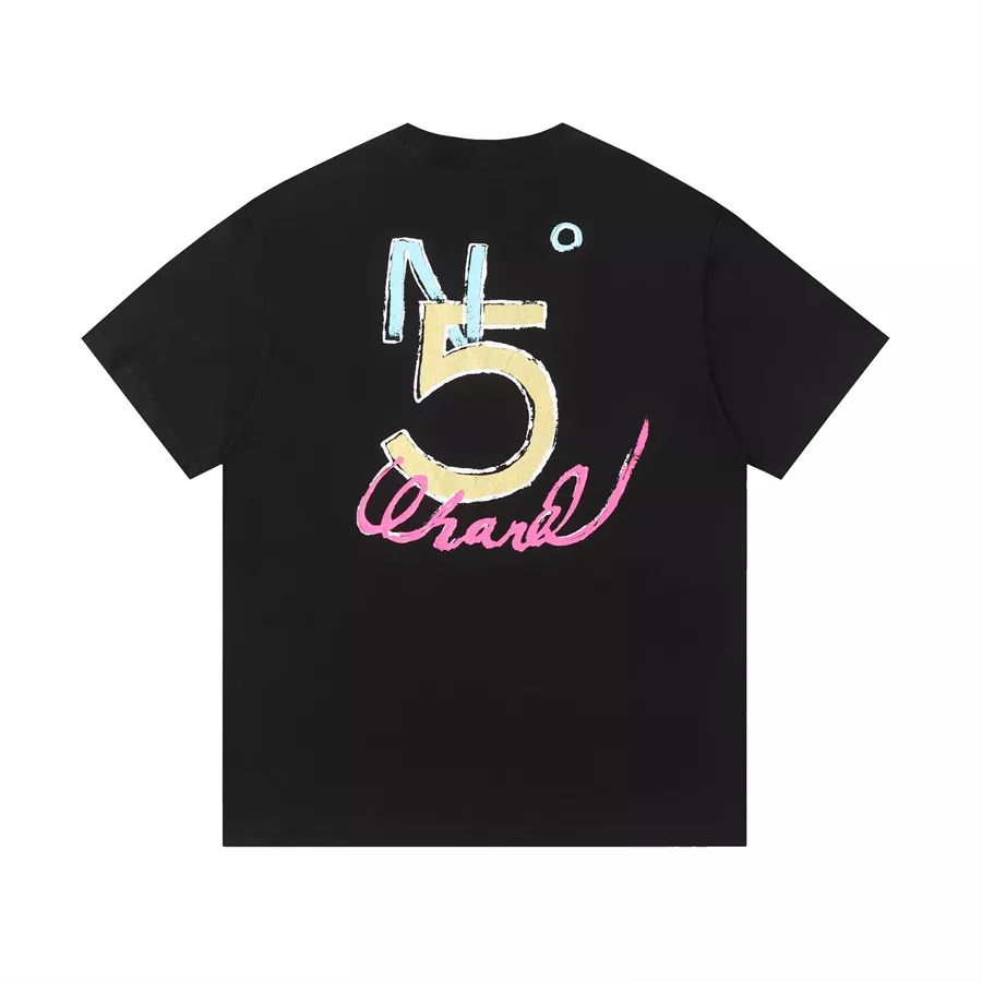 Timeless 7914 Chanel T-Shirts Short Sleeved For Unisex
