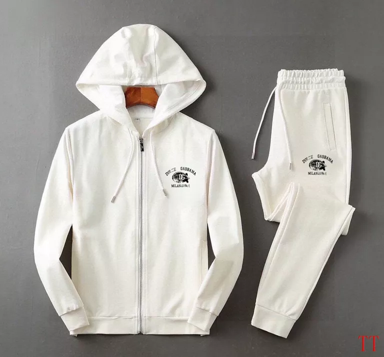 Timeless 7956 Dolce & Gabbana D&G Tracksuits Long Sleeved For Men