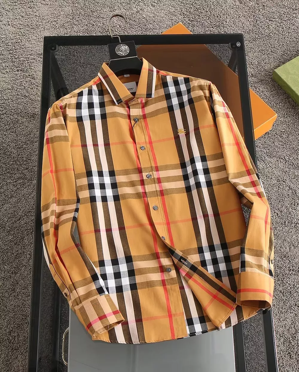 Timeless 7992 Burberry Shirts Long Sleeved For Men