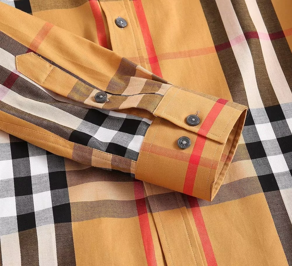 Timeless 7992 Burberry Shirts Long Sleeved For Men