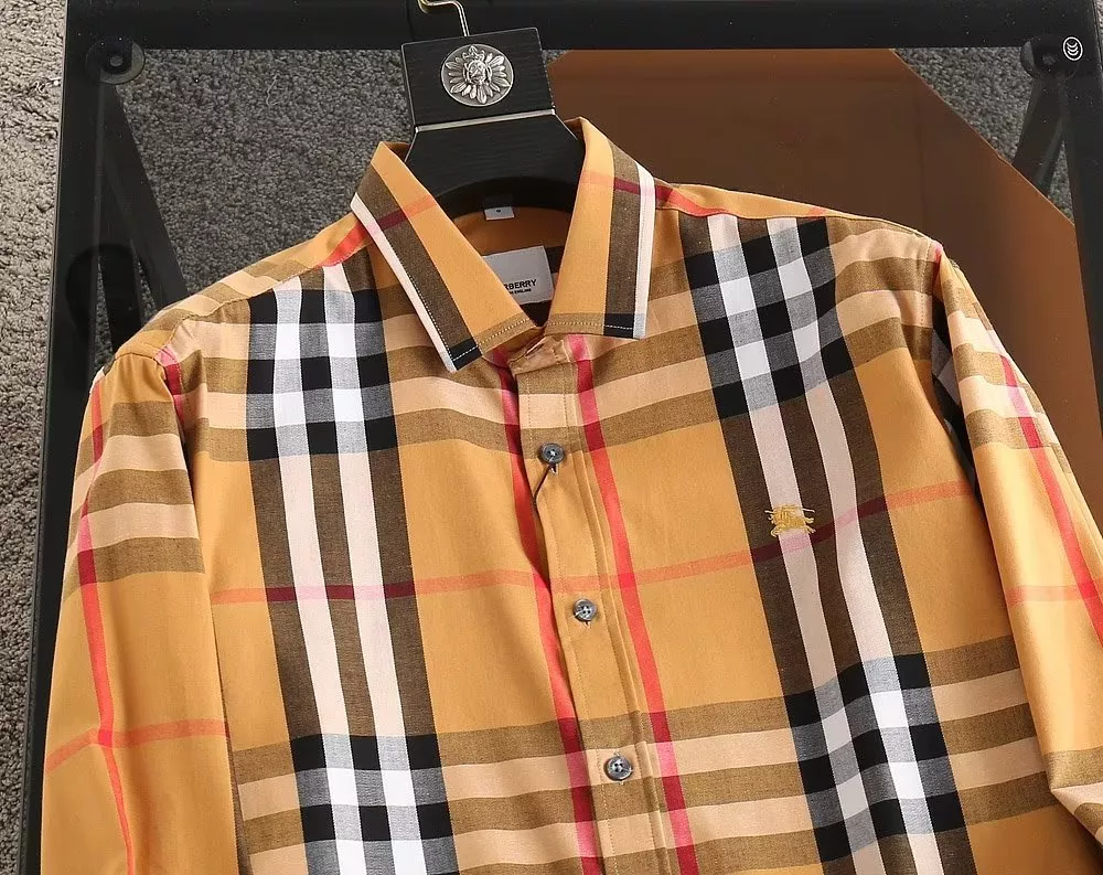 Timeless 7992 Burberry Shirts Long Sleeved For Men