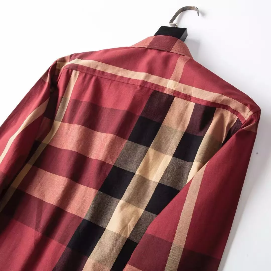 Timeless 8158 Burberry Shirts Long Sleeved For Men