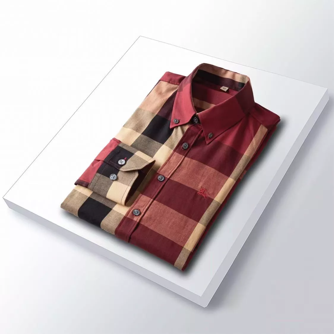 Timeless 8158 Burberry Shirts Long Sleeved For Men