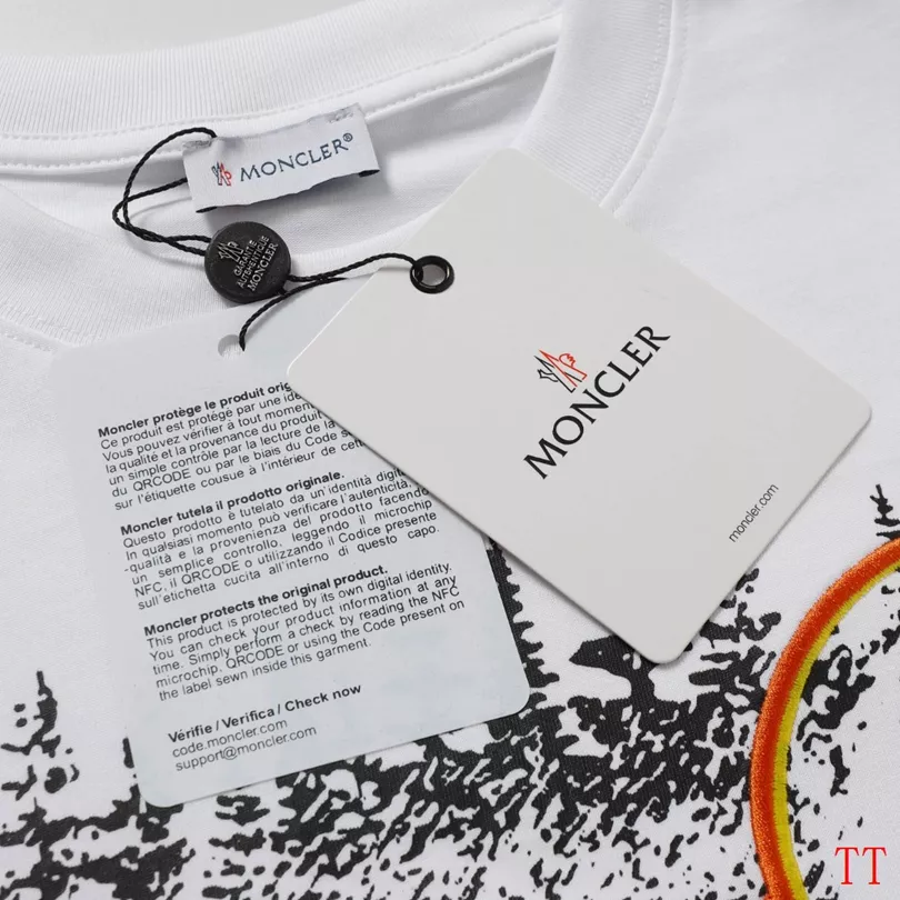 Timeless 8780 Moncler T-Shirts Short Sleeved For Unisex