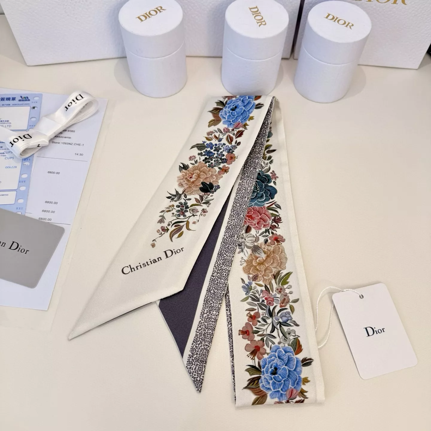 Timeless 9231 Christian Dior Silk Scarf
