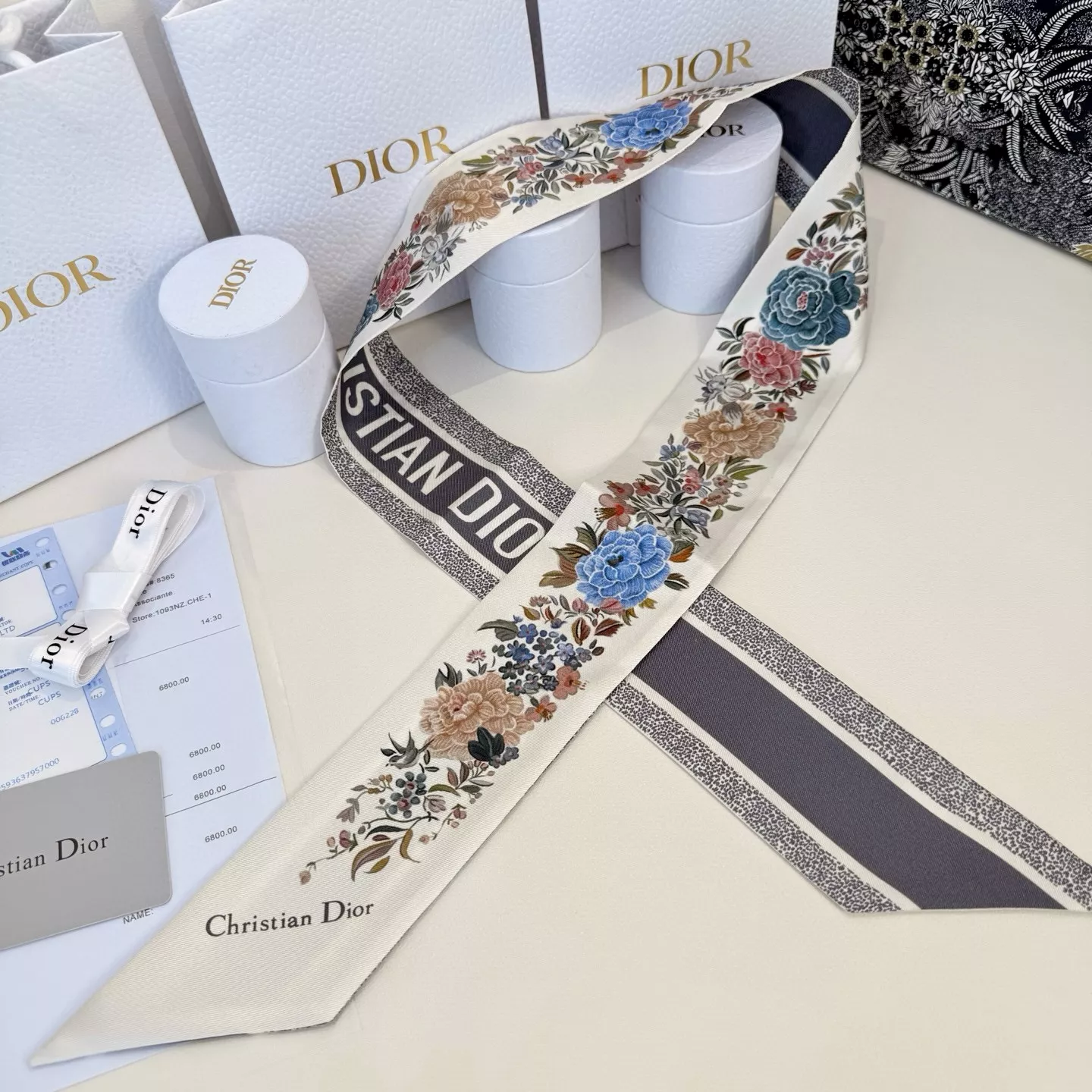 Timeless 9231 Christian Dior Silk Scarf