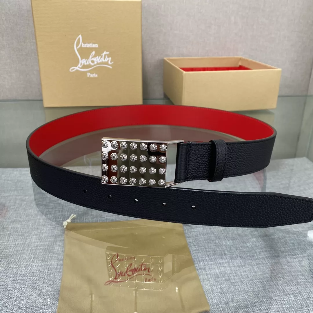 Timeless 9437 Christian Louboutin CL AAA Quality Belts In 3.5cm For Men