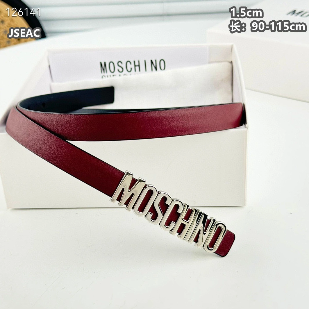 Timeless 9974 Moschino AAA Quality Belts For Women