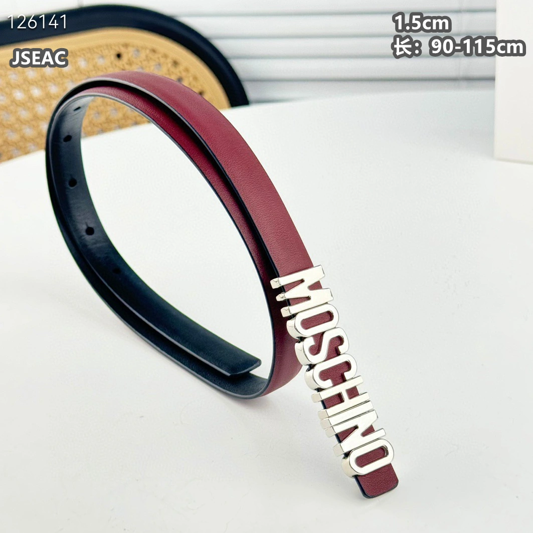Timeless 9974 Moschino AAA Quality Belts For Women