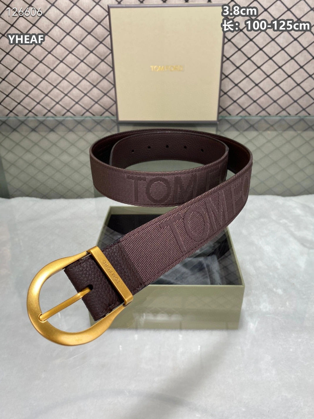 Tom Ford AAA Quality Belts For Men Versatile 3306