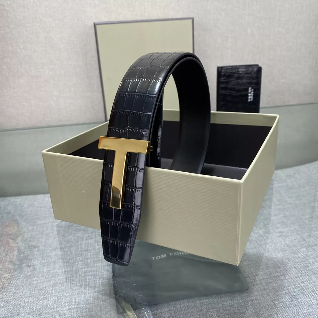 Tom Ford AAA Quality Belts In 4.0cm For Men Compact 7660