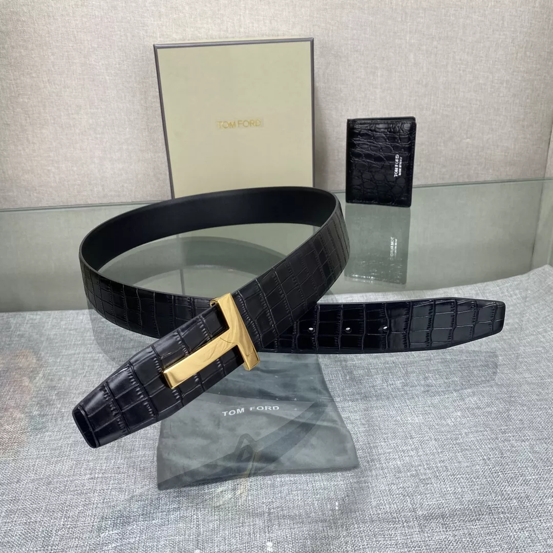 Tom Ford AAA Quality Belts In 4.0cm For Men Compact 7660