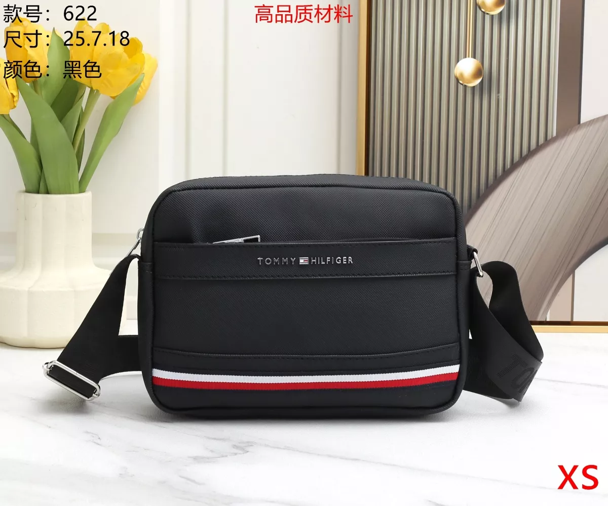 Tommy Hilfiger Messenger Bags For Men Lightweight 4101