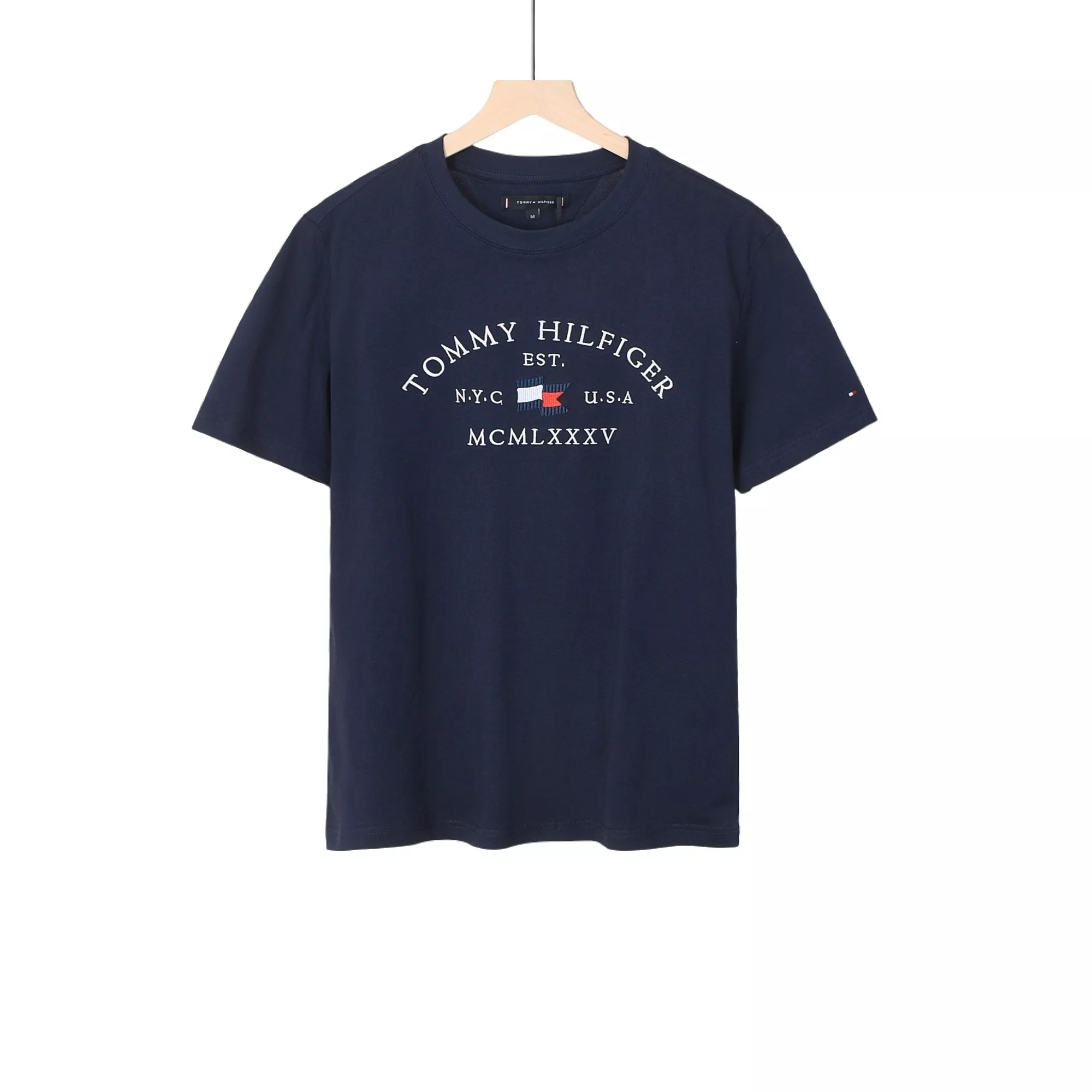 Tommy Hilfiger TH T-Shirts Short Sleeved For Men Comfortable 1069