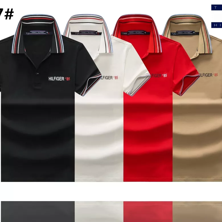 Tommy Hilfiger TH T-Shirts Short Sleeved For Men Trendsetting 3919