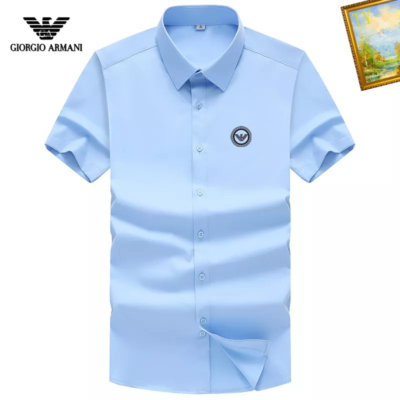 TopPick 1008 Armani Shirts Short Sleeved For Men