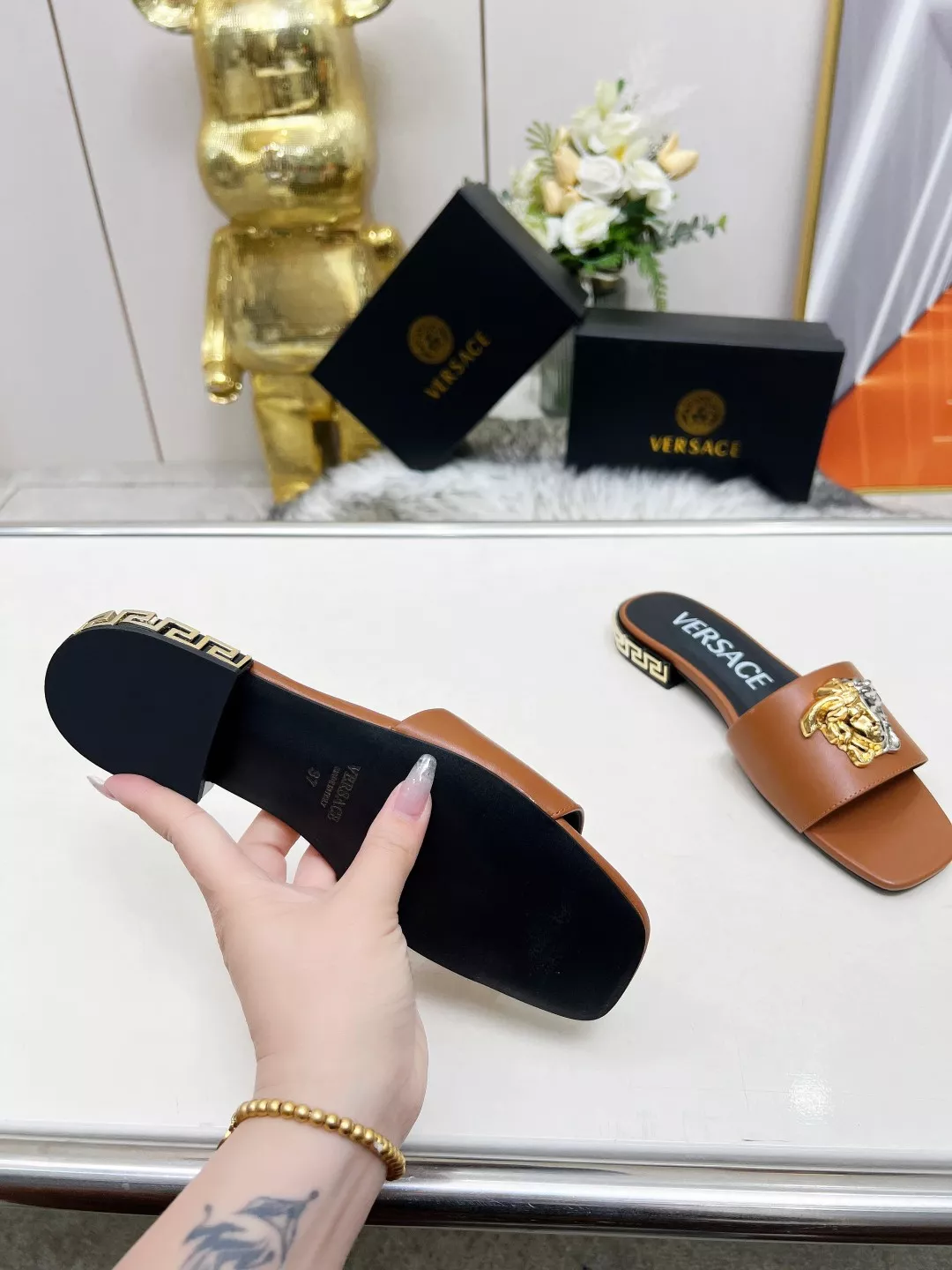 TopPick 1198 Versace Slippers For Women