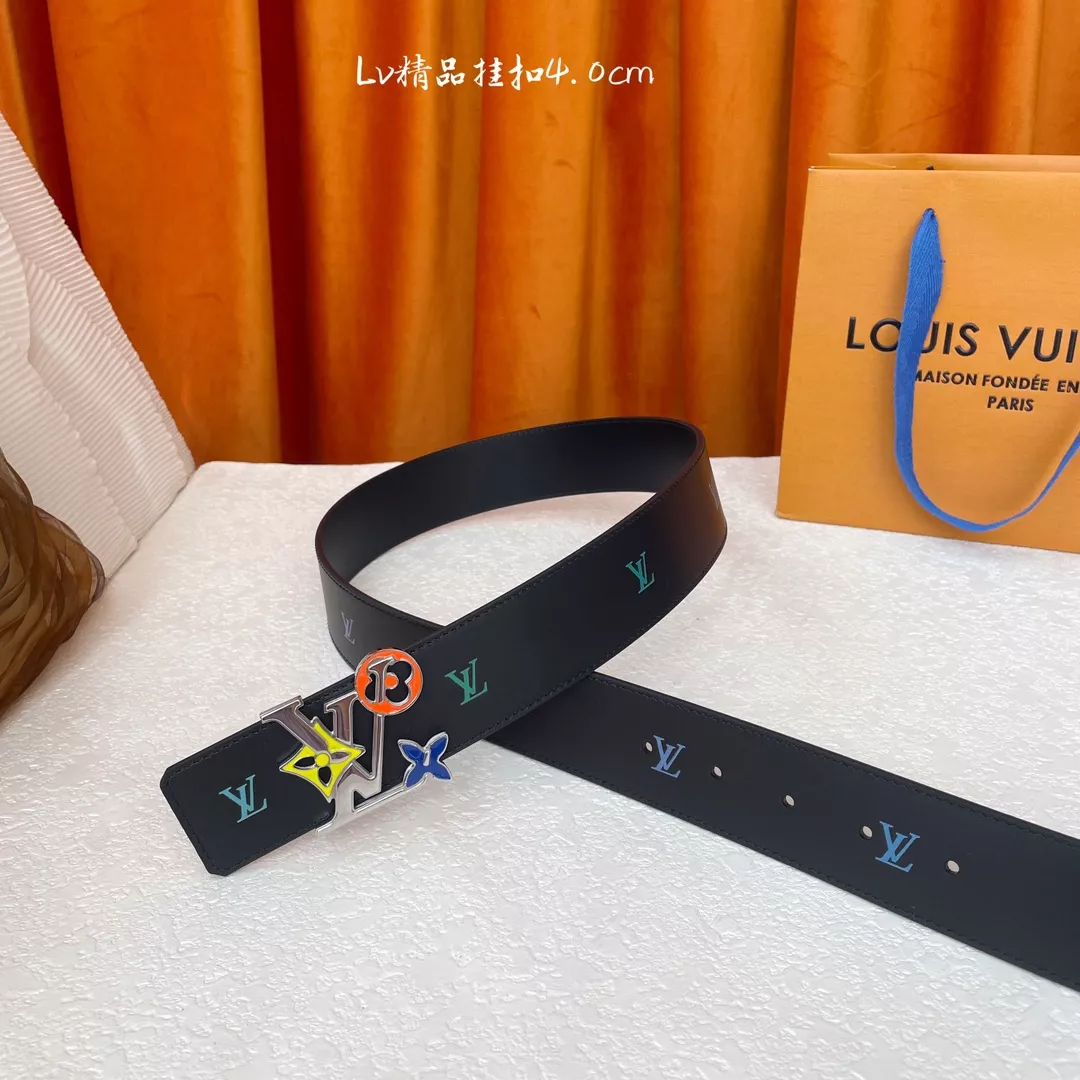 TopPick 1700 Louis Vuitton AAA Quality Belts In 4.0cm For Men