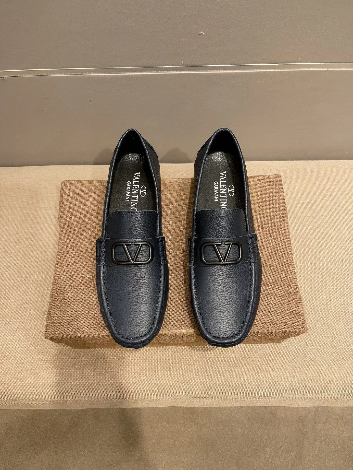 TopPick 2264 Valentino Leather Shoes For Men