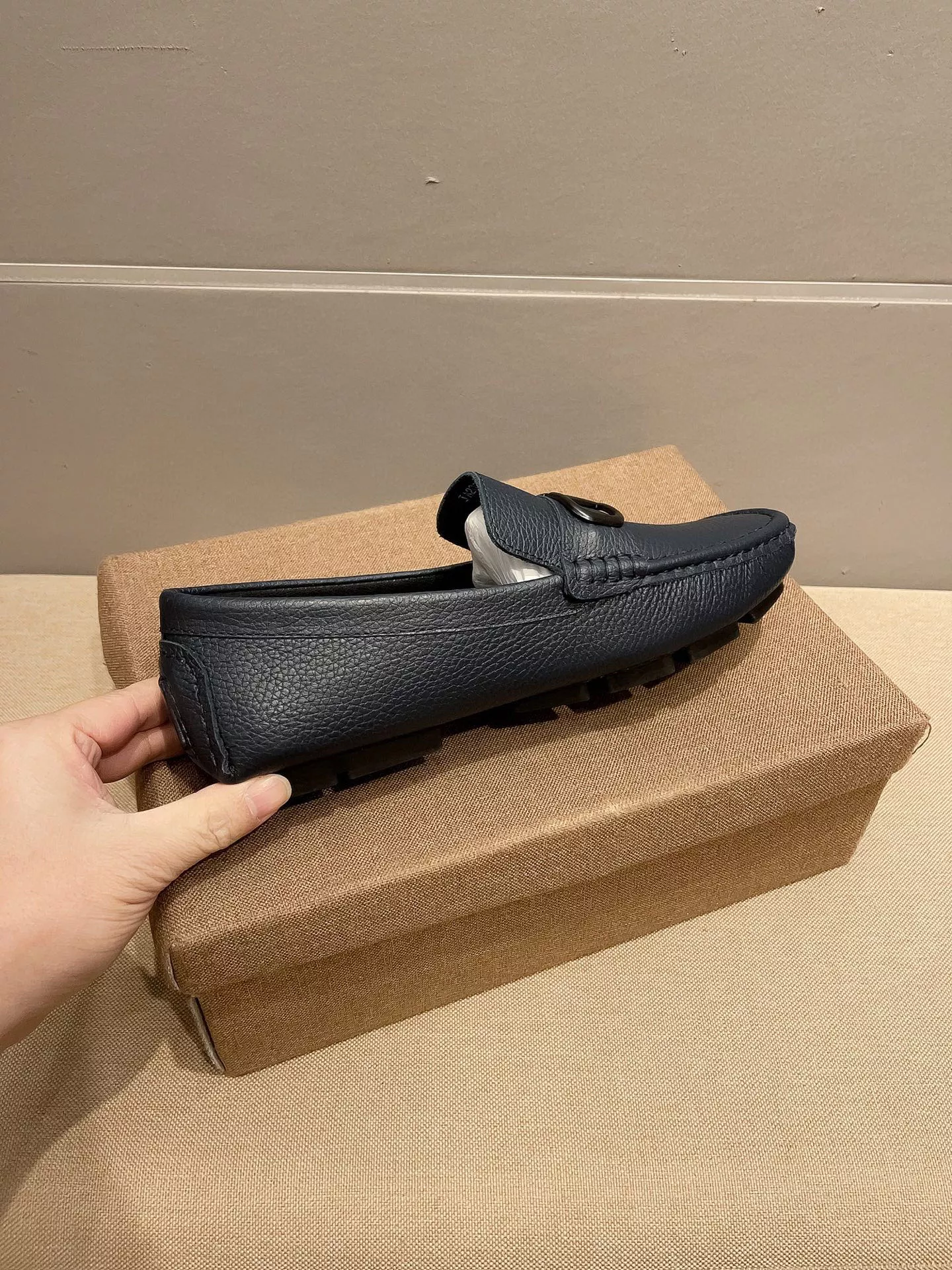 TopPick 2264 Valentino Leather Shoes For Men
