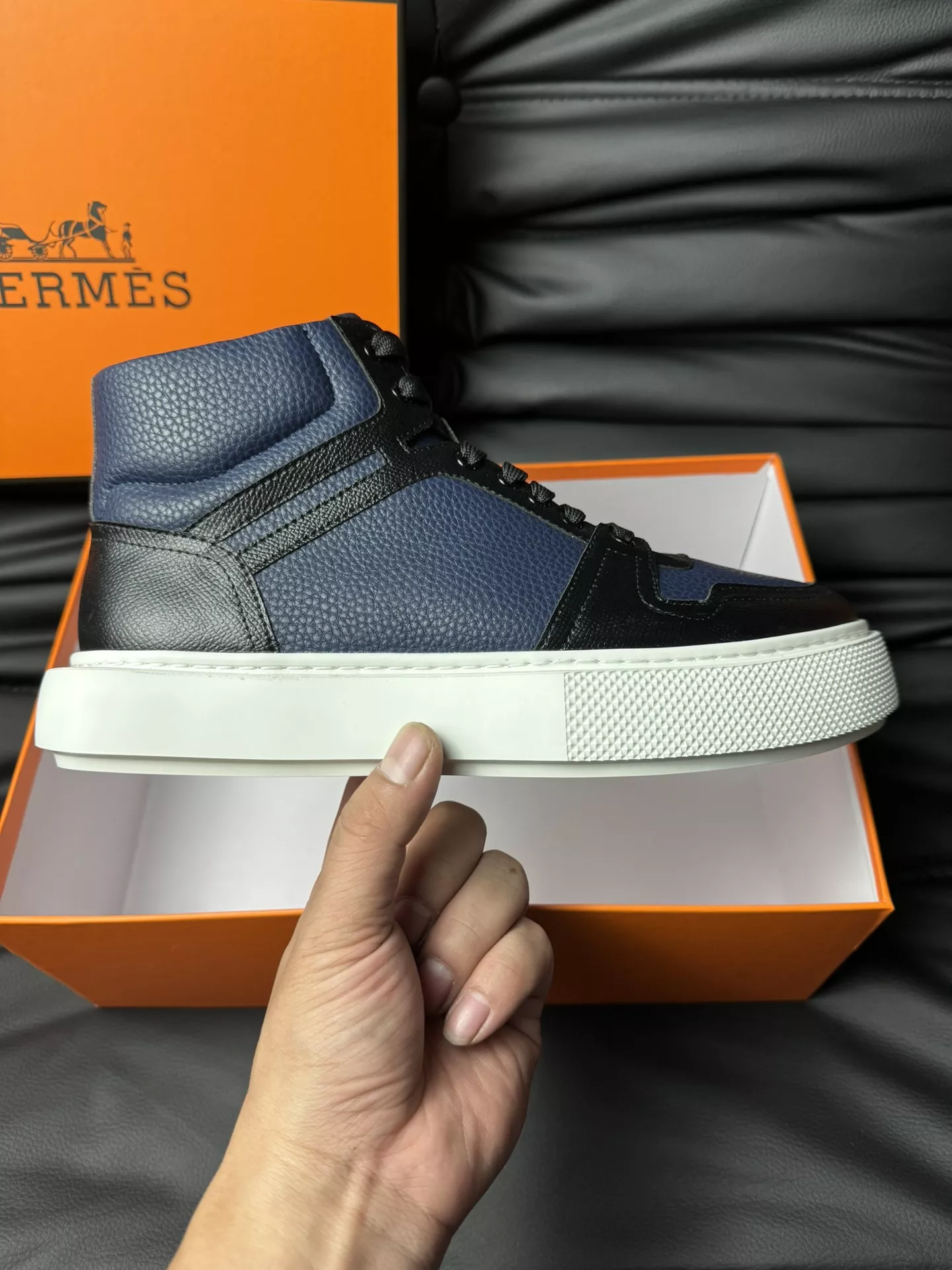 TopPick 2356 Hermes High Tops Shoes For Men