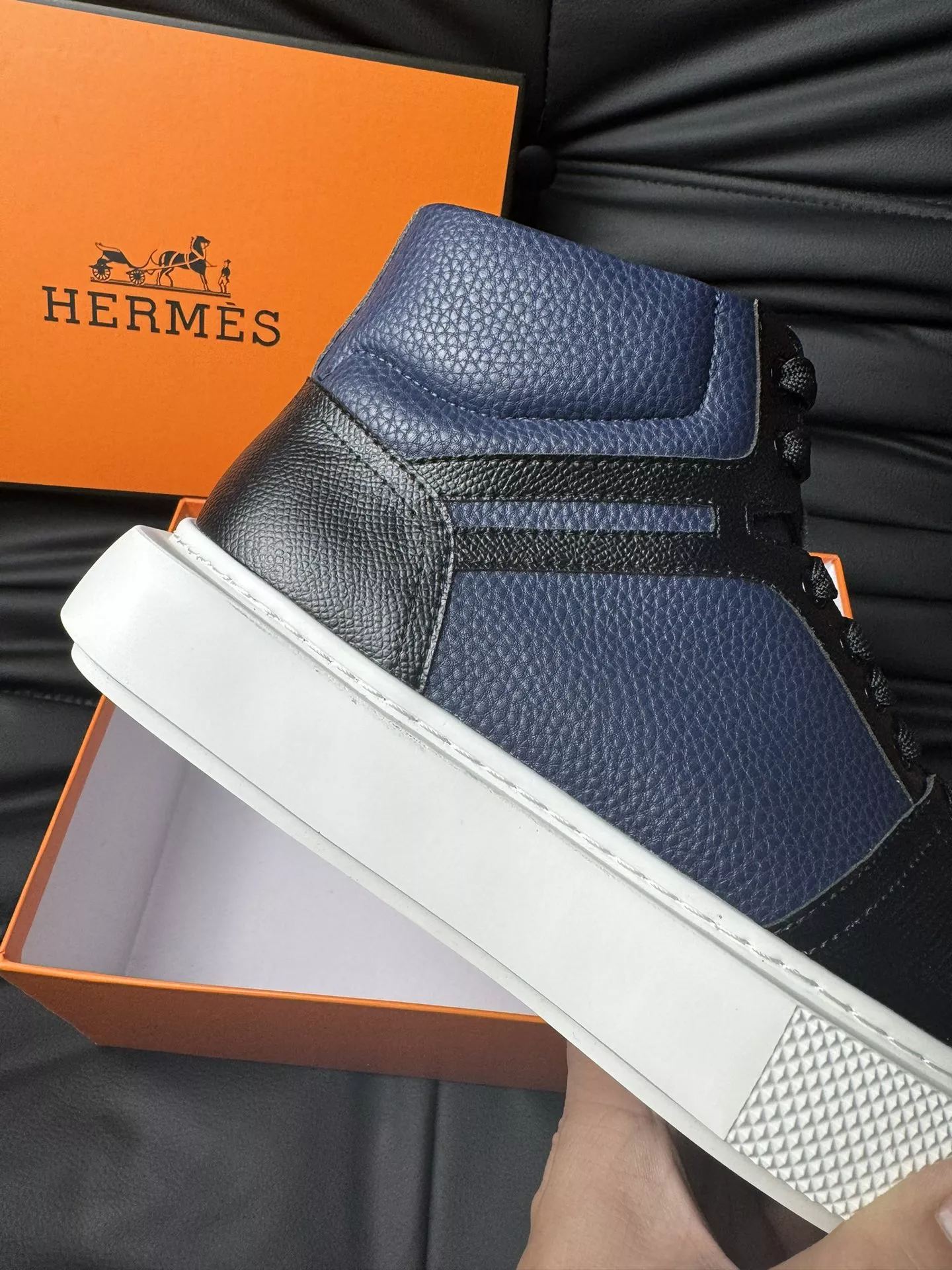 TopPick 2356 Hermes High Tops Shoes For Men