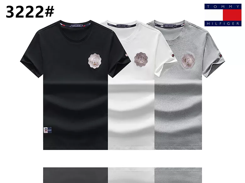 TopPick 2369 Tommy Hilfiger TH T-Shirts Short Sleeved For Men