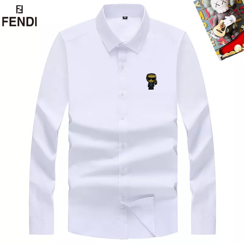 TopPick 2841 Fendi Shirts Long Sleeved For Men