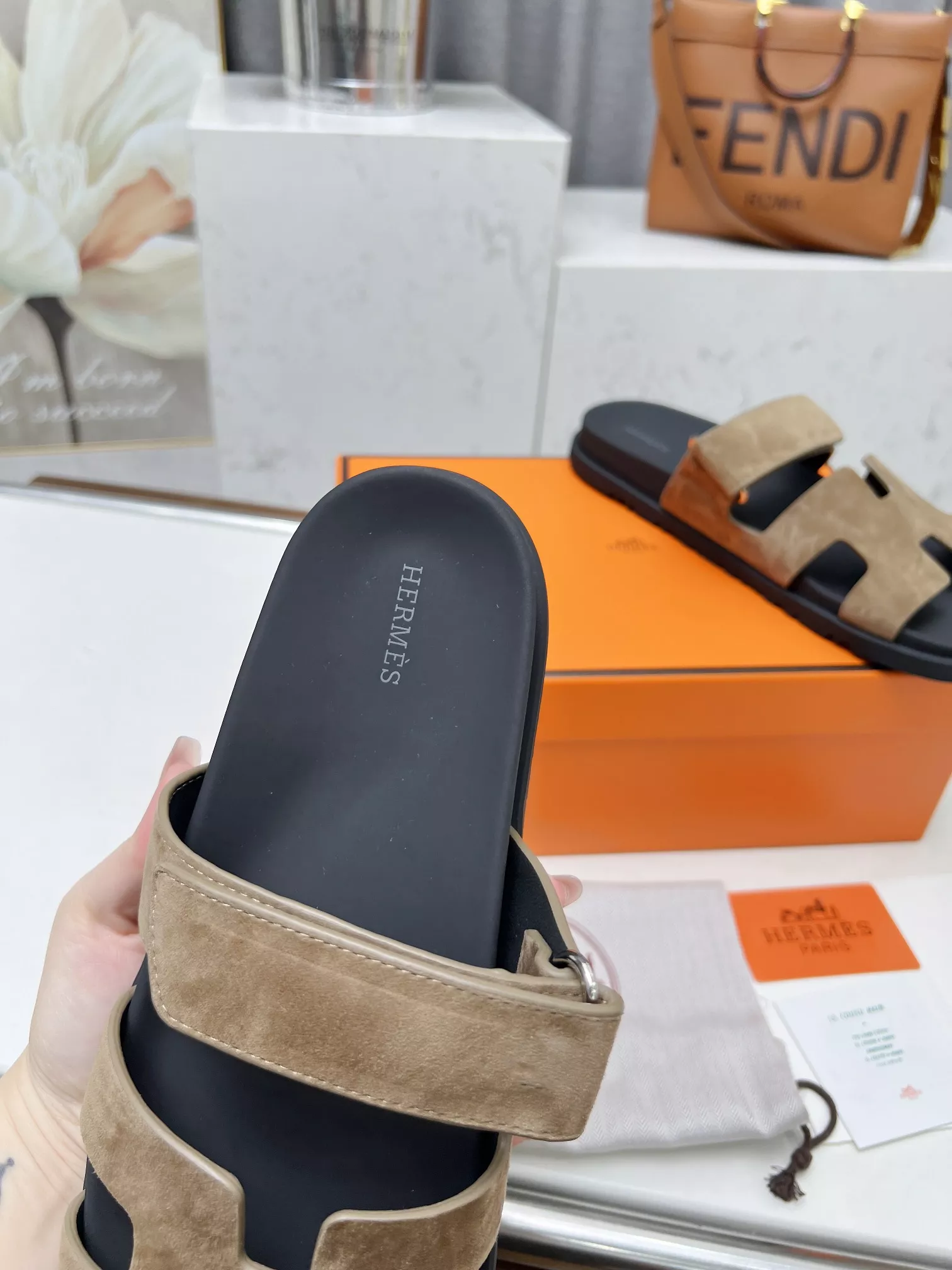 TopPick 2981 Hermes Slippers For Men