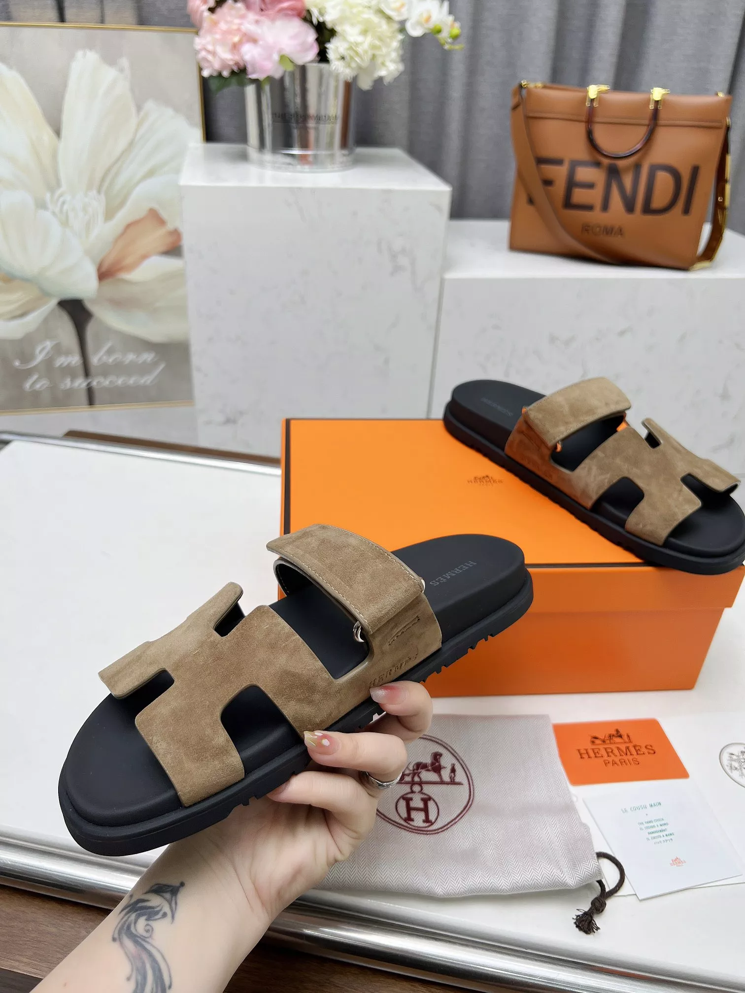 TopPick 2981 Hermes Slippers For Men