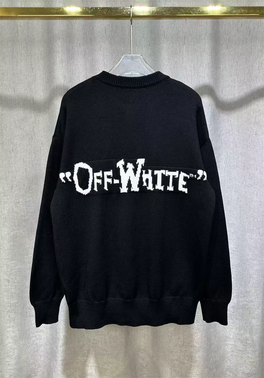 TopPick 315 Off-White Sweaters Long Sleeved For Unisex